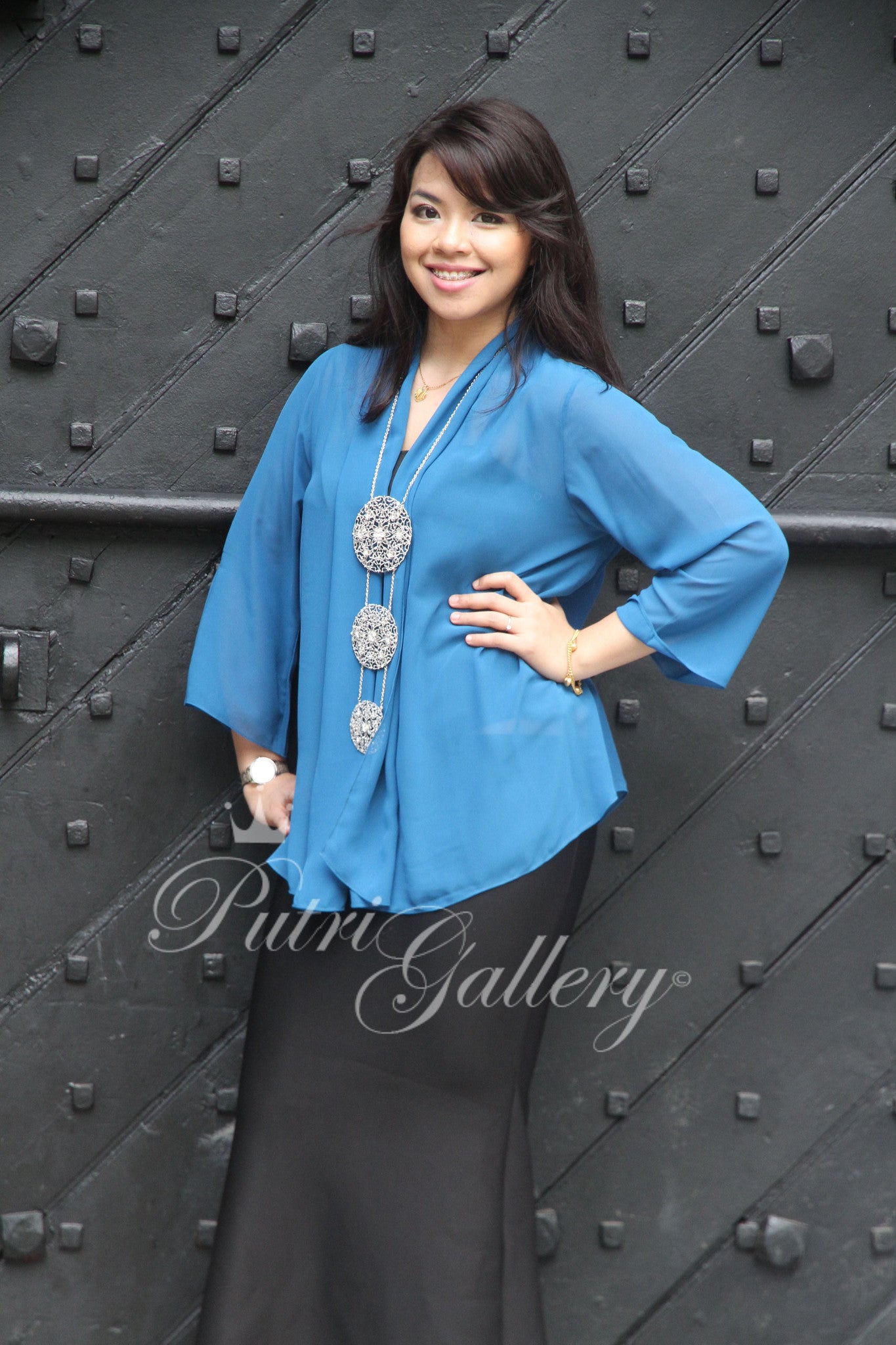 Basic Kebaya Blue Ocean
