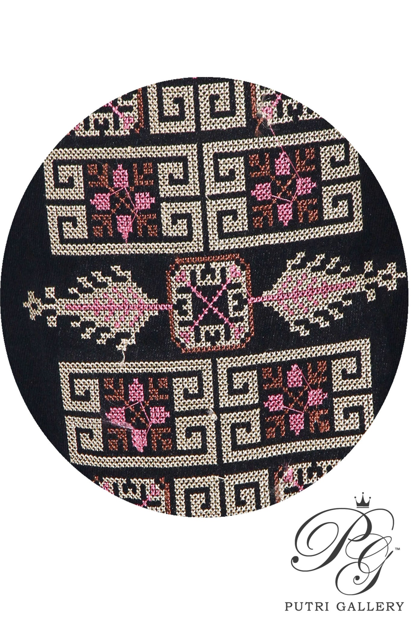Abaya Aztec in Pink