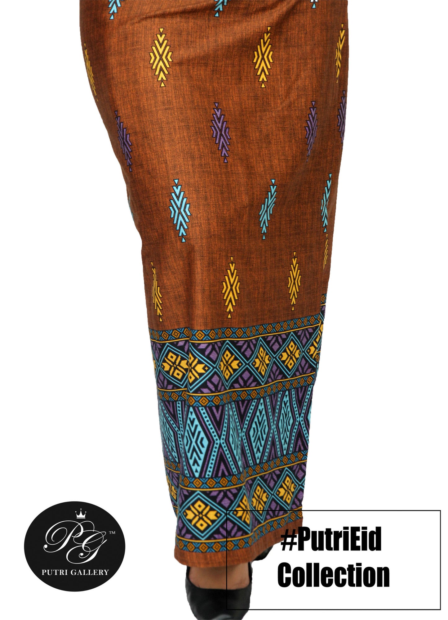 Batik Fatimah in Brown