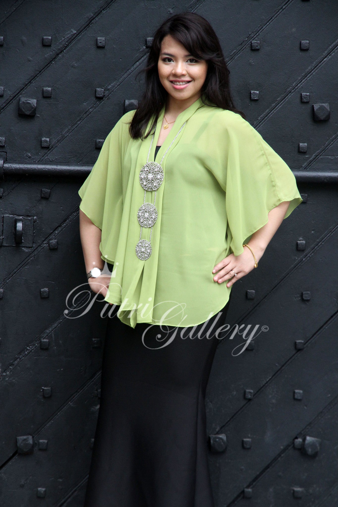 Kimono Butterfly Lime Green