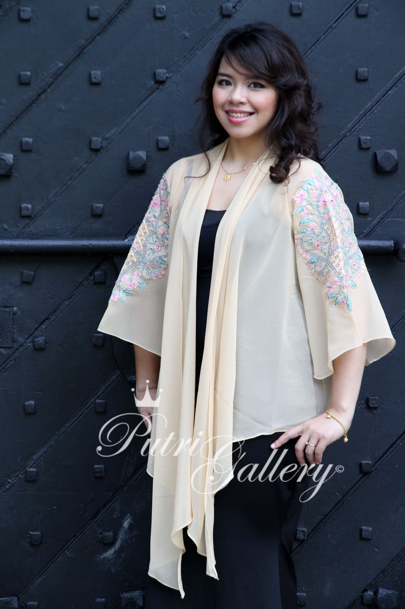 Beaded Kebaya Mustard
