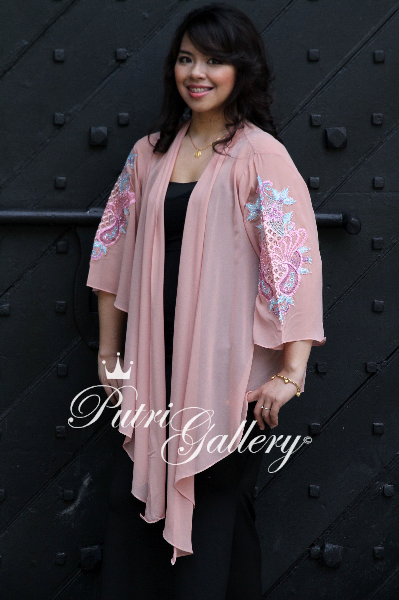 Beaded Kebaya Pink Peach