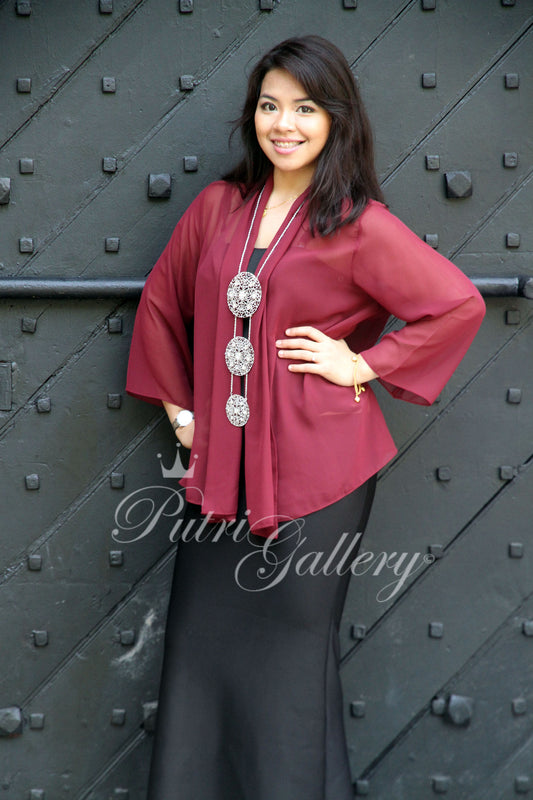 Basic Kebaya Maroon