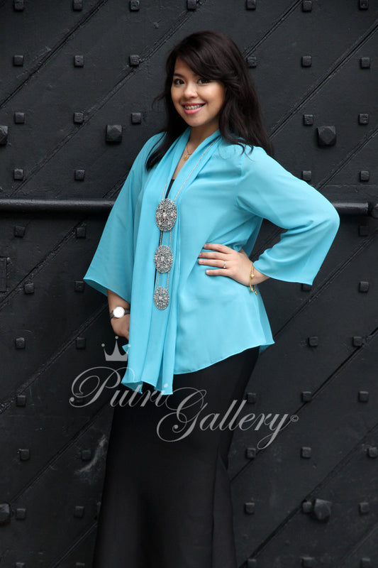 Basic Kebaya Blue Tosca