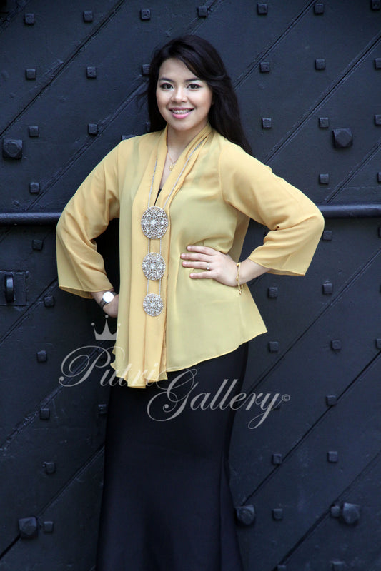 Basic Kebaya Golden Yellow