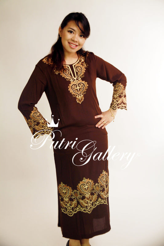 Putri Maya in Brown