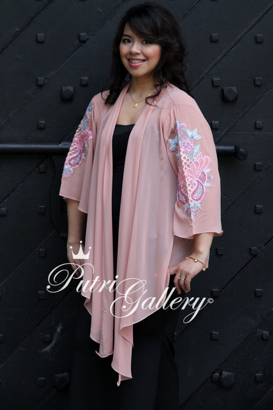 Beaded Kebaya Pink Peach