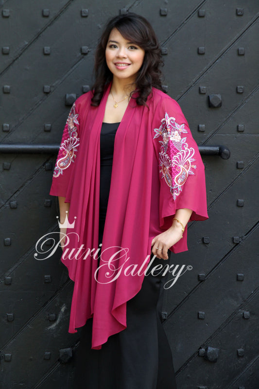 Beaded Kebaya Red Cherries
