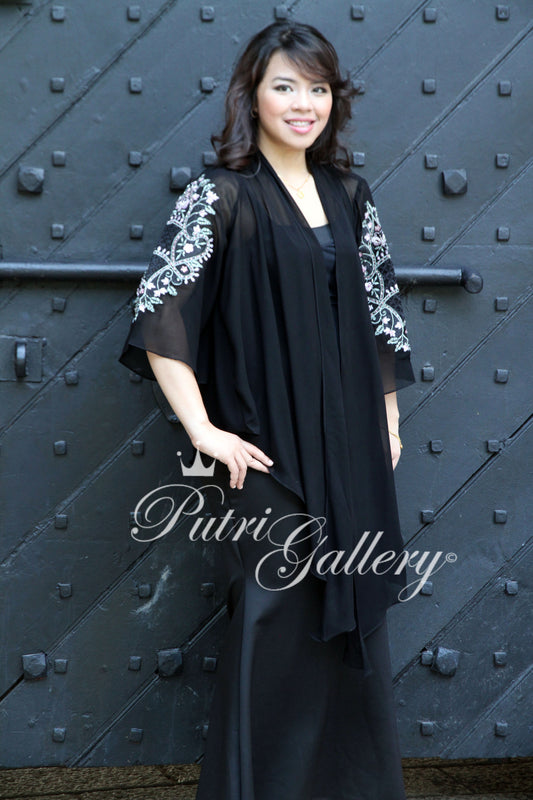 Beaded Kebaya Black