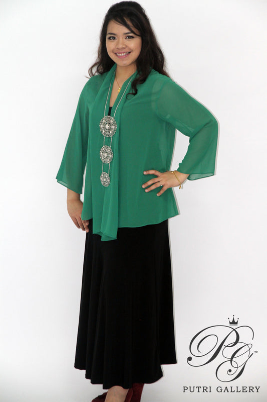 Basic Kebaya Earth Green