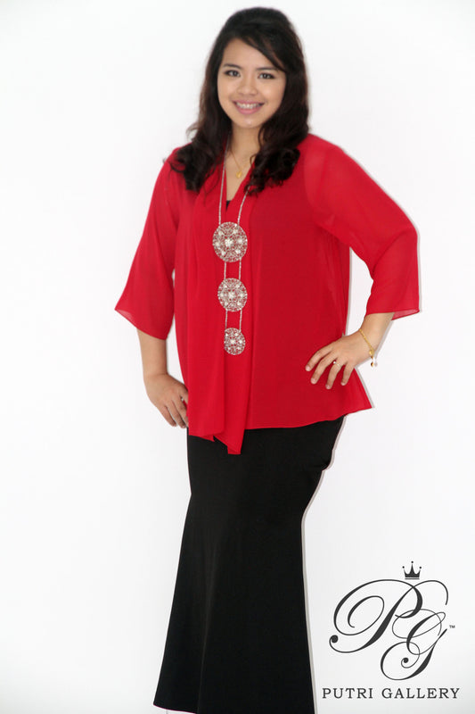 Basic Kebaya Red Blood